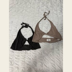 Joah brown twisted tanks set of 2! Cross listed on Mercari and Curtsy!